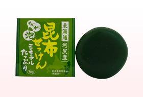 ミネラルたっぷりネバネバ泡昆布せっけん