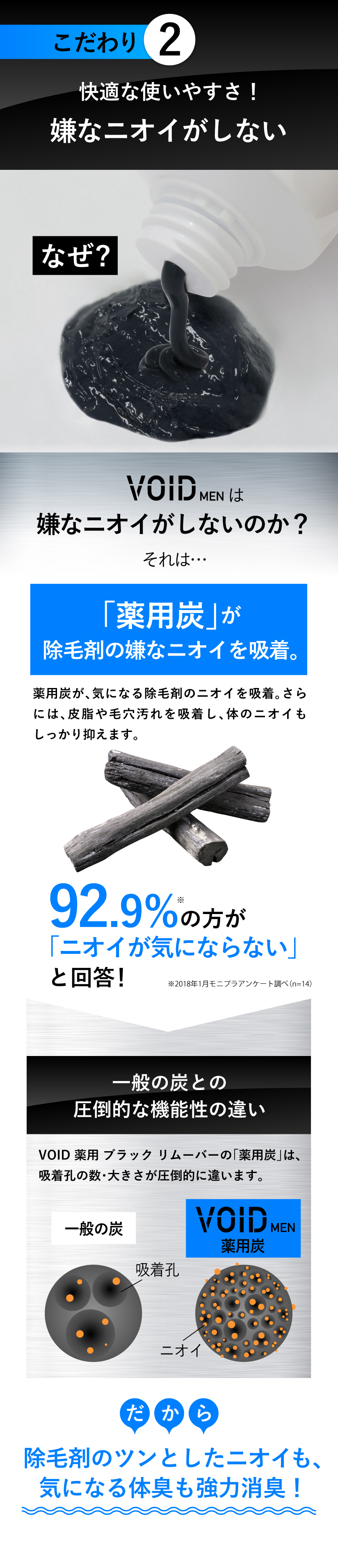 こだわり2快適な使いやすさ！嫌なニオイがしない